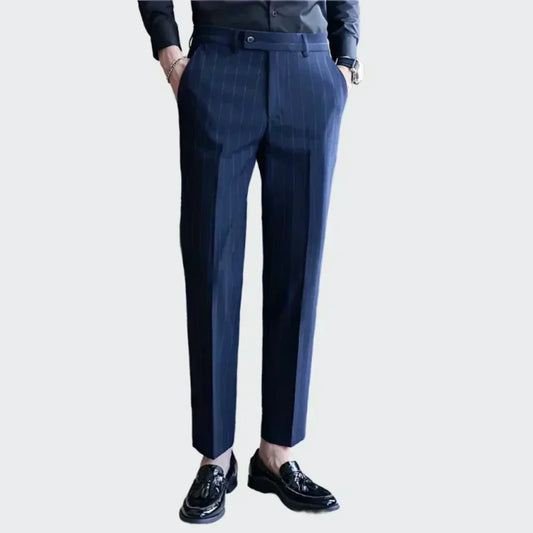 Pinstripe Suit Pants for Men