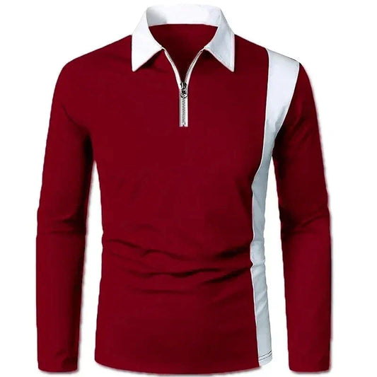Men's Long Sleeve Polo Shirt Padrony